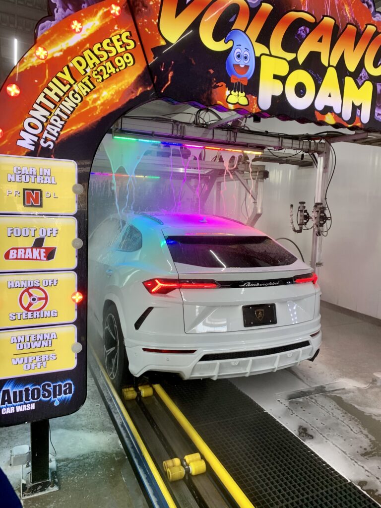 lambo volcano foam